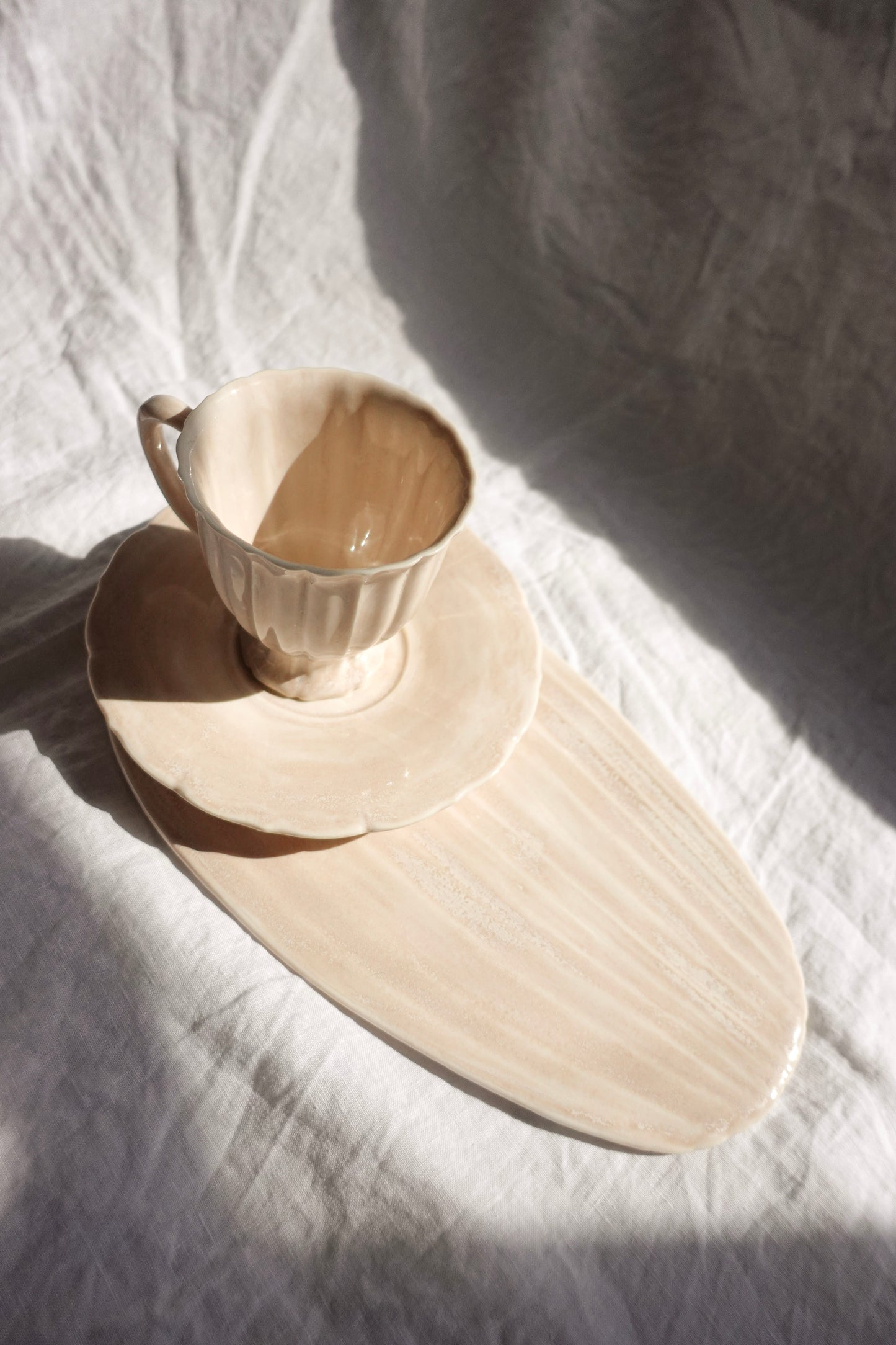 Jinjoo Shell Saucer (Side Plate)