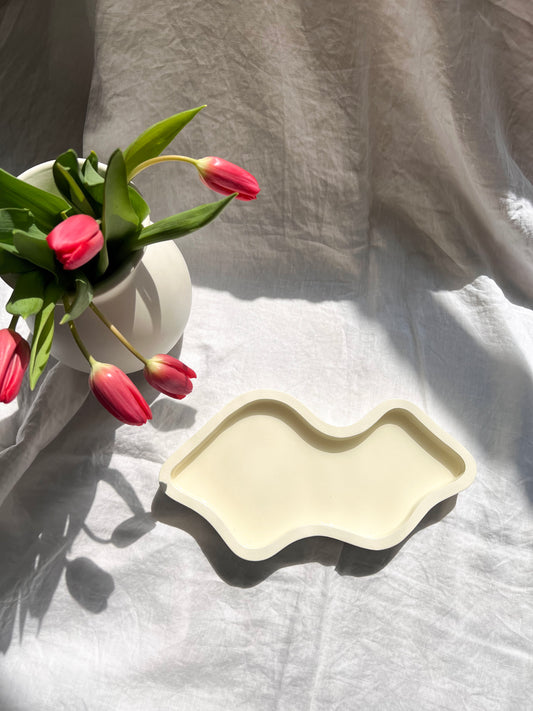 Cloud Vanity Tray Ivory