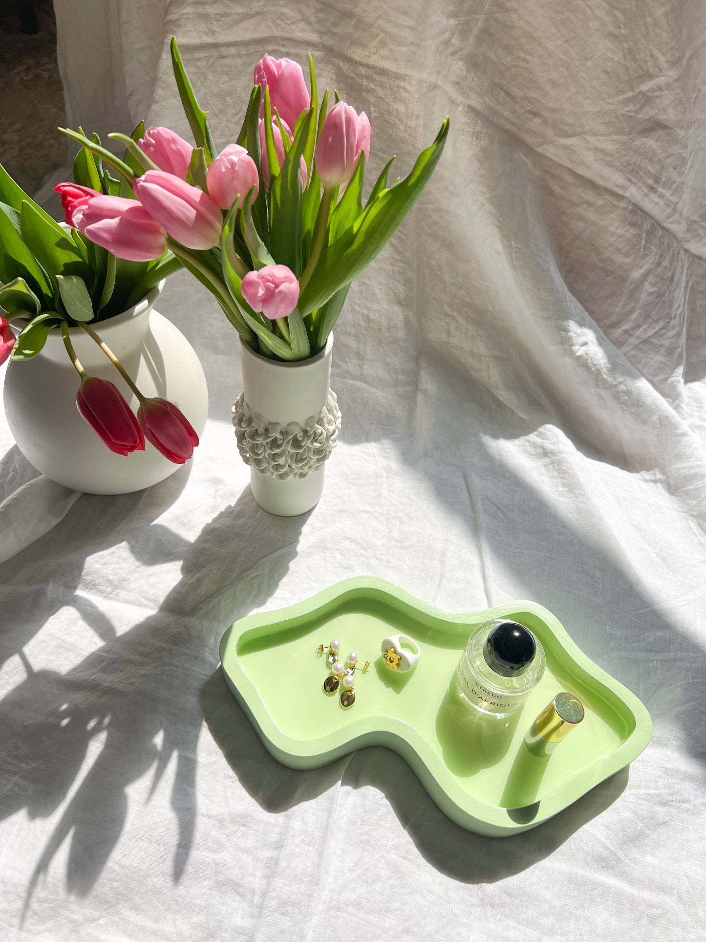 Cloud Vanity Tray Mint