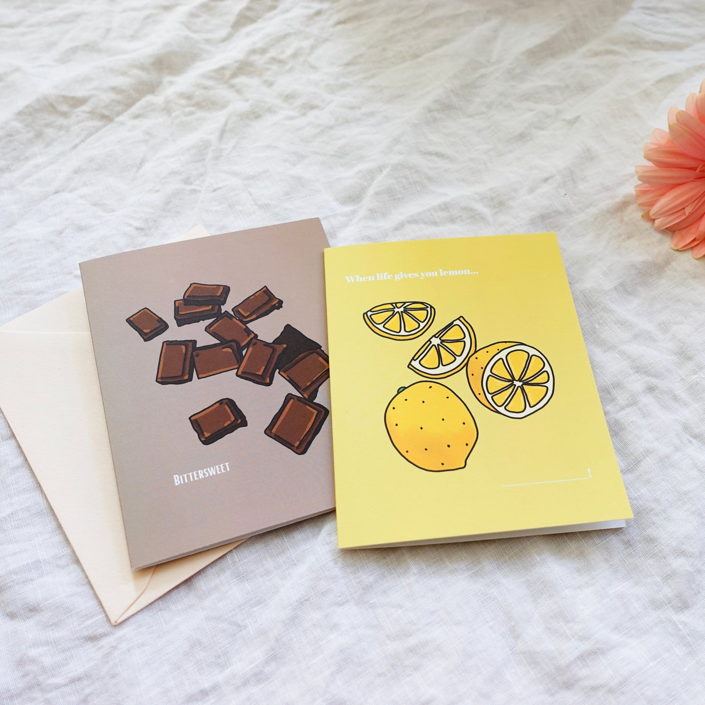 Life Gives you lemon illustration card