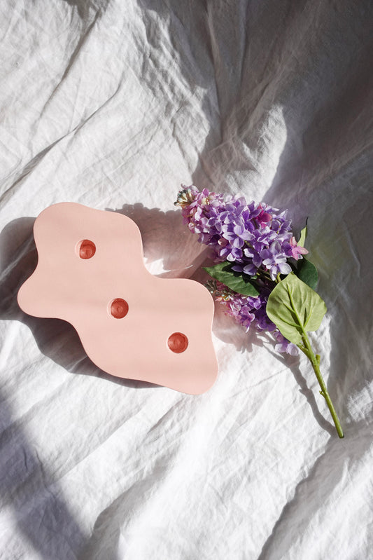 EXCLUSIVE - Pink Cloud Triple Candle Holder
