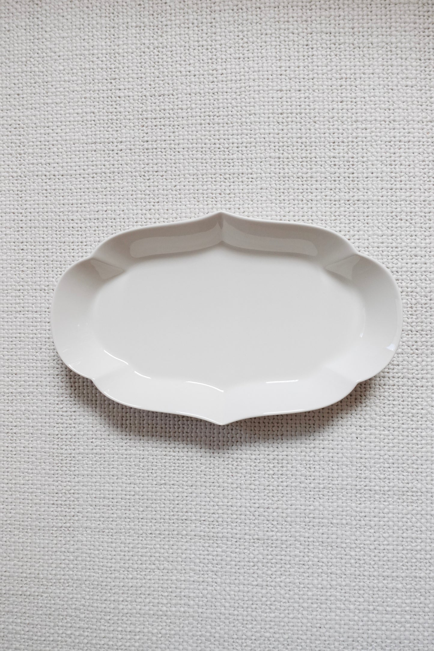 Flower Oval Plate